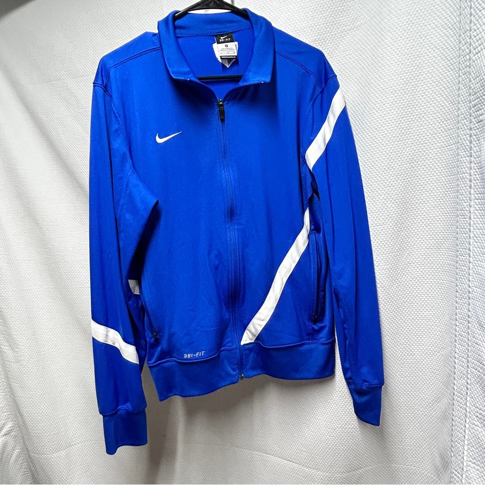 Nike Blue and White Lightweight Jacket
